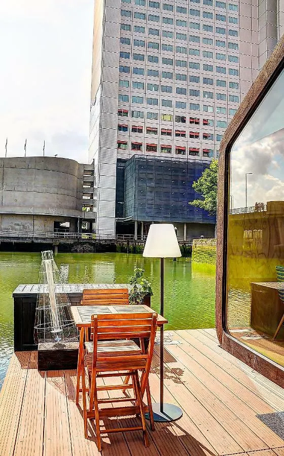 Wikkelboats at Wijnhaven Hotel Rotterdam Holland