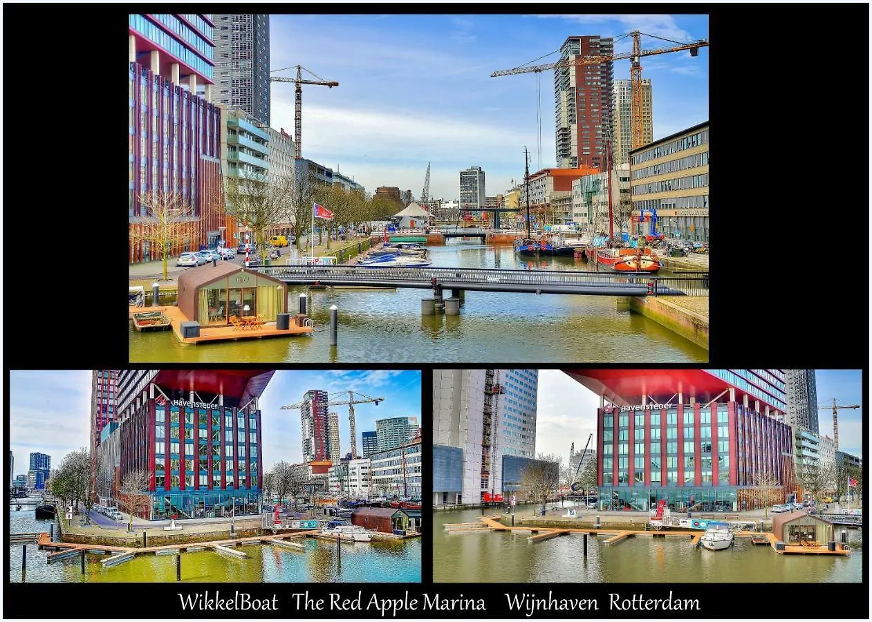 Wikkelboats At Wijnhaven Hotel Rotterdam